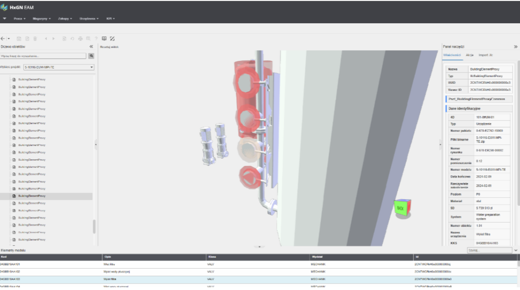 screen z modułu BIM2